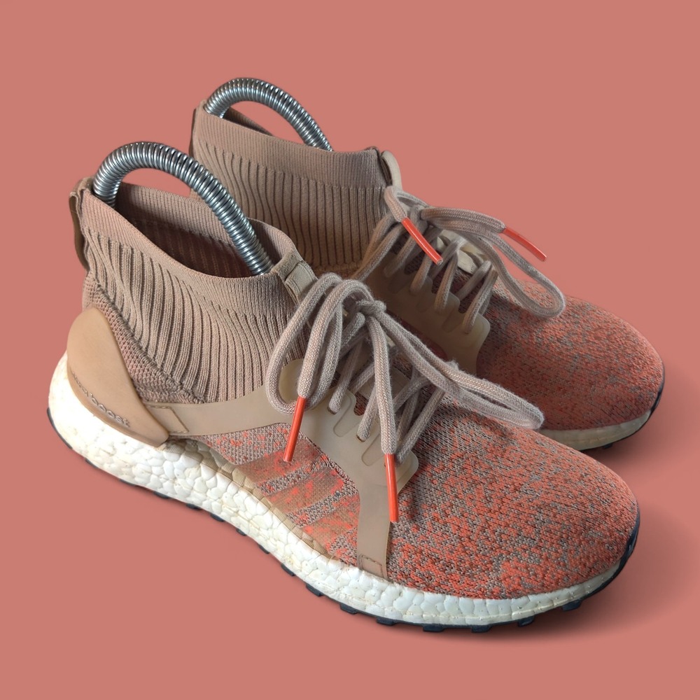 Adidas Ultraboost x All Terrain Peach Pink Sock Knit Women's 6.5 * Worn Once *